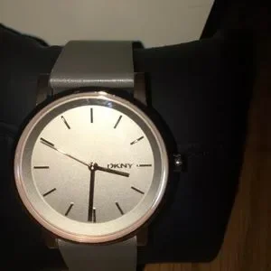Dkny | Accessories | Copy Dkny Grey Leather Womens Watch 